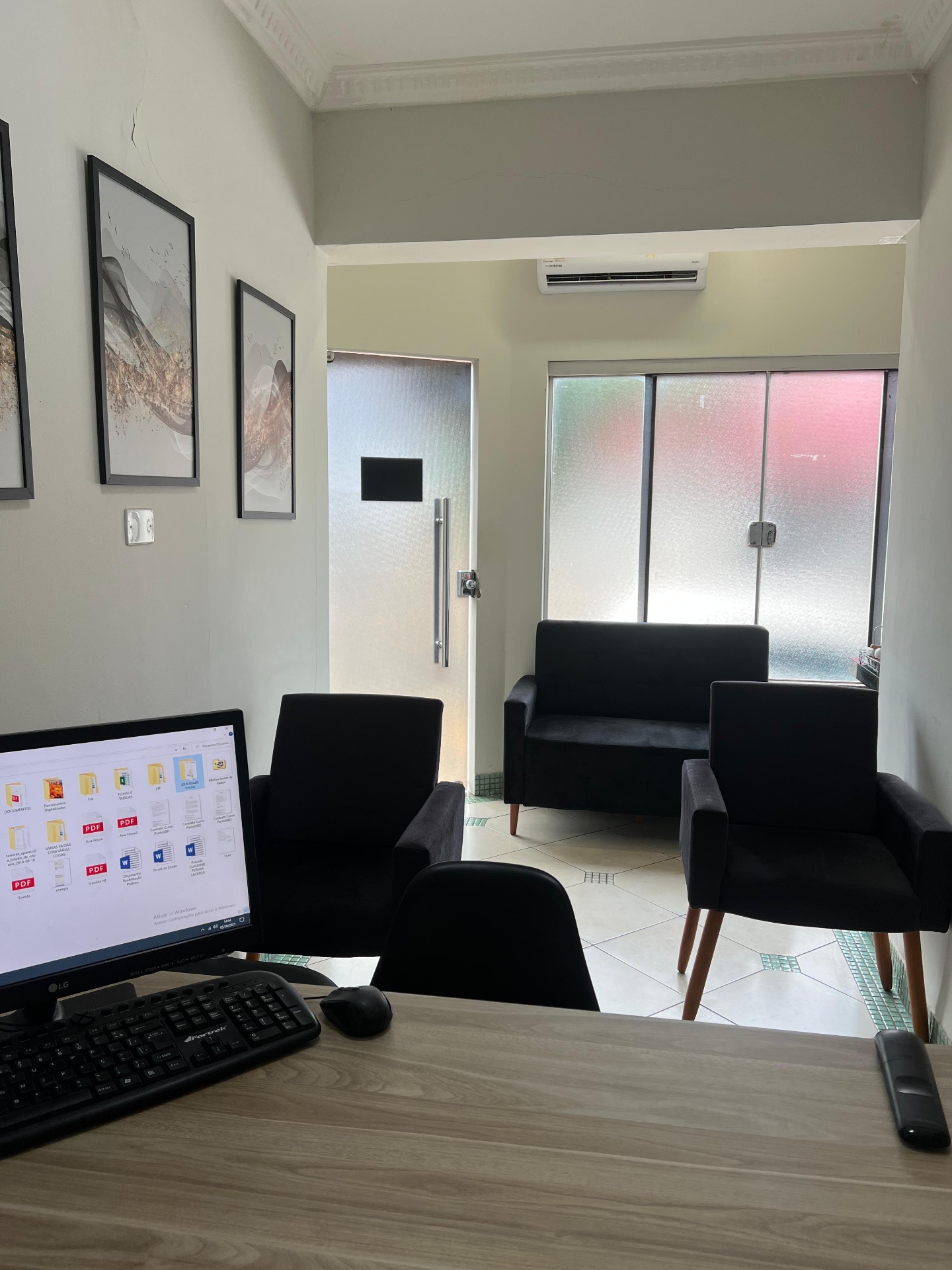 Sala de espera da SM Odontologia